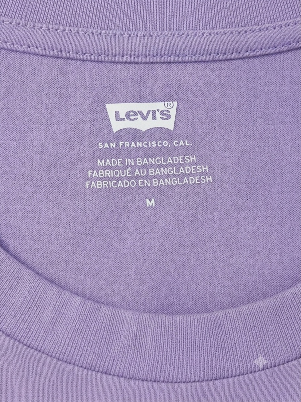 Levi's Lavender Short Sleeve Logo Tee - Picture 5 of 5
